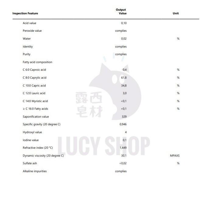 【露西皂材】分餾椰子油 (FRACTIONATED COCONUT OIL) 椰子油-細節圖2