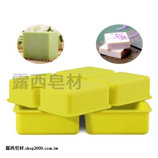 【露西皂材】4連矽膠模 正方形 長方形 圓形 椭圓形 手工皂模具-細節圖2
