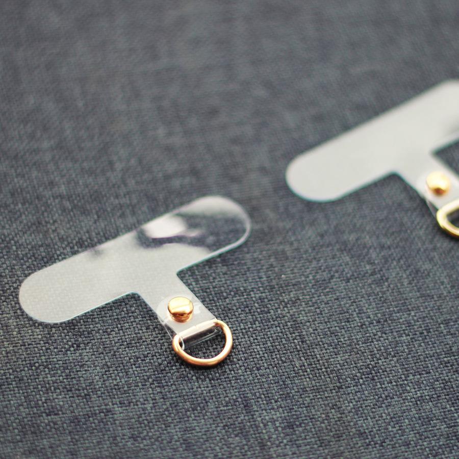 透明 手機夾片 小橙子🍊 iphone 手機 掛繩 手機殼 手機掛繩 手機鍊 手機鏈 不用打孔 不易斷 不影響充電-細節圖4