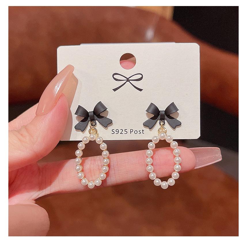 耳環 耳釘 耳飾 耳針 小橙子🍊 台灣現貨 S925銀 銀針 韓版新款 蝴蝶 簡約 氣質 時尚 珍珠 鑲鑽 百搭 小紅書-細節圖4