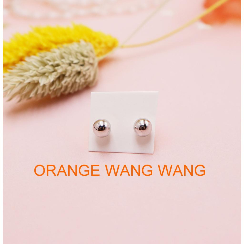 耳環 耳釘 耳飾 耳針 小橙子🍊 台灣現貨 S925銀 銀針 韓版新款 簡約 氣質 小清新 時尚 小巧 百搭-細節圖2
