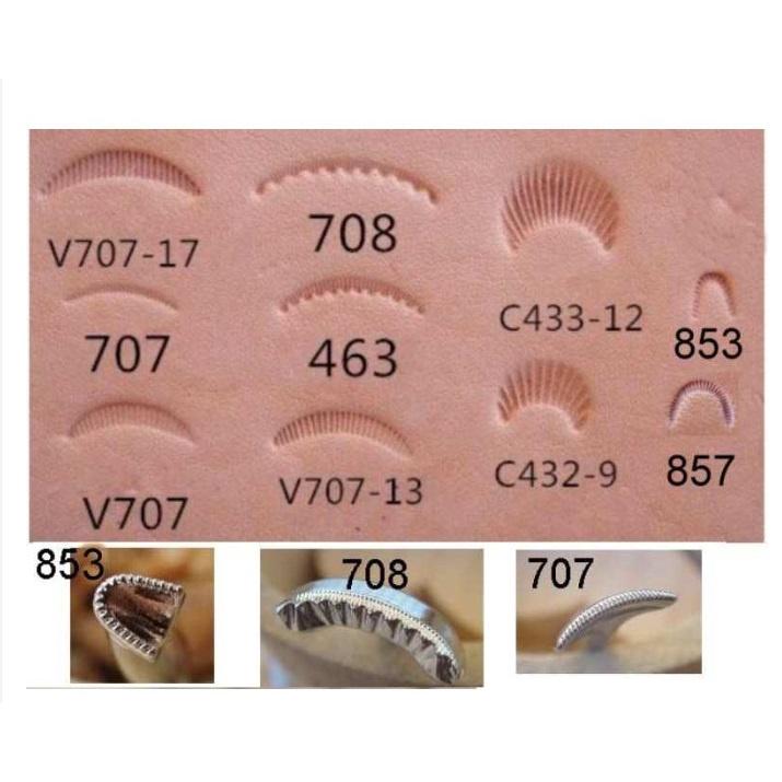 小橙子🍊 皮革打印工具 印花工具 皮雕工具 手工具 皮革五金 唐草雕花 皮革手工具 皮雕印花工具  皮革雕刻 雕刻工具-細節圖8