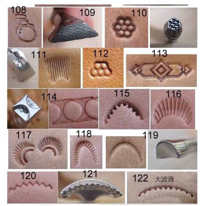 小橙子🍊 皮革打印工具 印花工具 💥鋼印 皮雕工具 手工具 皮革五金 唐草雕花 皮革手工具皮雕印花工具皮革雕刻雕刻工具-細節圖8