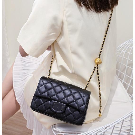 小橙子🍊 小香 金球鏈 腰鏈 可調節長短 轉運珠鏈條 小金球鏈條  小香風 鏈條 C家鏈子 鏈帶 woc 適用 金球鏈包-細節圖7