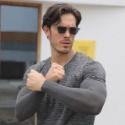 ♛台灣現貨♛大尺碼防曬袖套 冰絲袖套 工作 大尺碼袖套 加大尺碼袖套 寬版袖套 護臂 防曬袖套 大尺碼護臂 涼爽袖套-規格圖1