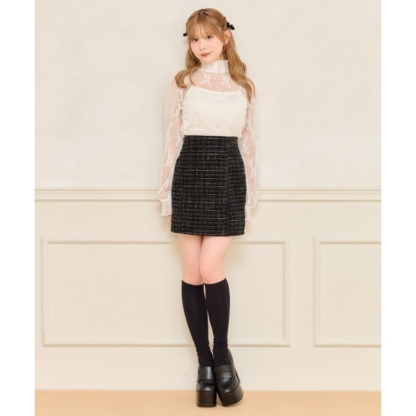 apres jour 蕾絲透膚上衣 日牌服飾 現貨商品-細節圖2