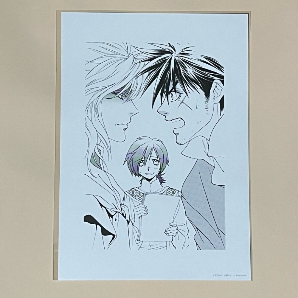 彩雲國物語 一番賞 原畫展 周邊 紫劉輝 紅秀麗 藍楸瑛 色紙 複製畫 邵可 黎深 靜蘭 影月 燕青 日本限定-細節圖6
