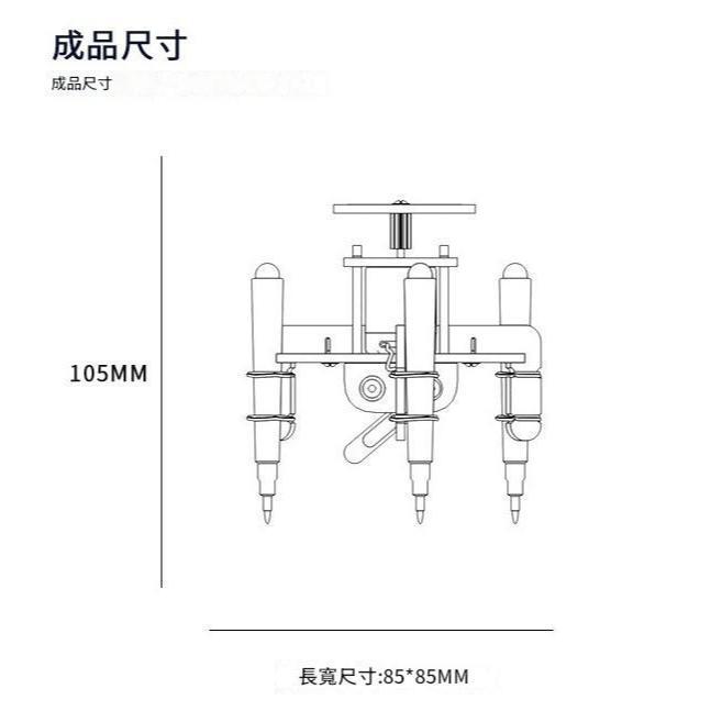 科普文教  M214 台灣發貨  塗鴉機器人 推磨機器人  機器人 創客 STEAM  科普 物理 科學 四驅車-細節圖2