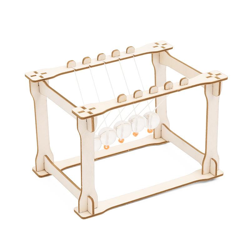 科普文教 台灣發貨 M918 牛頓擺球 撞球 平衡球 經典方形 擺球黑底 學生 禮品 物理 科學  科普教材-細節圖2