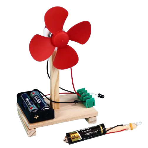 科普文教  M346  台灣發貨 繁體彩圖說明書 自製紅外線遙控風扇 創客 STEAM  科普  科學 教材-細節圖2