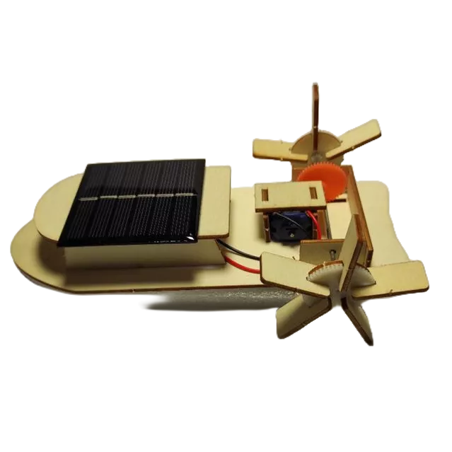 科普文教  M120  台灣發貨 繁體彩圖說明 太陽能明輪船 電動明輪船  科普 科學 STAEM-細節圖4