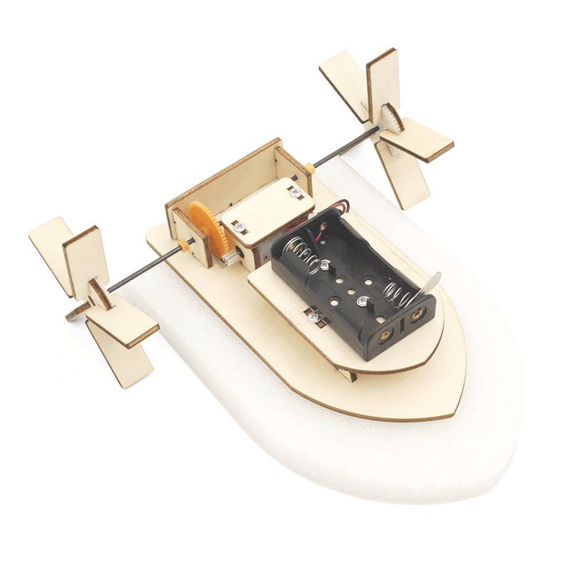 科普文教  M120  台灣發貨 繁體彩圖說明 太陽能明輪船 電動明輪船  科普 科學 STAEM-細節圖5