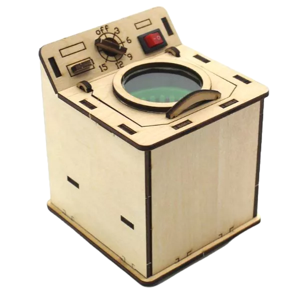 科普文教  M363  台灣發貨 繁體彩圖說明書 洗衣機模型  創客 STEAM  科普  科學 教材 物理-細節圖2