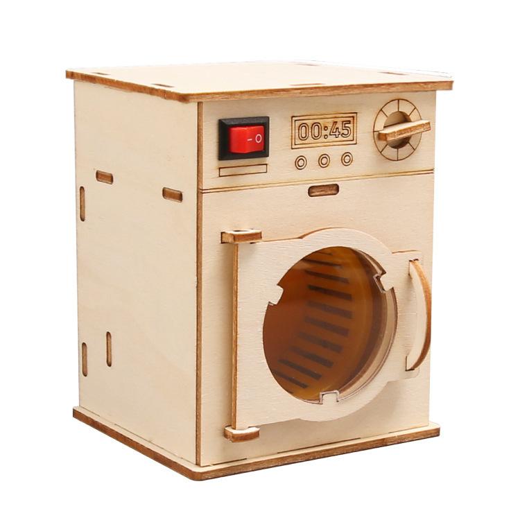 科普文教  M363  台灣發貨 繁體彩圖說明書 洗衣機模型  創客 STEAM  科普  科學 教材 物理-細節圖3