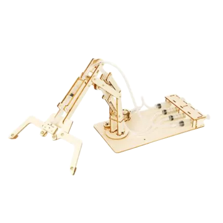 科普文教  M321  台灣發貨 繁體彩圖說明書 液壓機械手臂  液壓手臂   四控通道 科普實驗-細節圖2