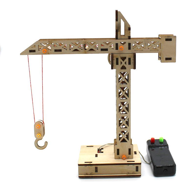 科普文教  M324  台灣發貨 繁體彩圖說明書 塔吊起重機 創客 STEAM  科普  科學 教材 物理-細節圖3