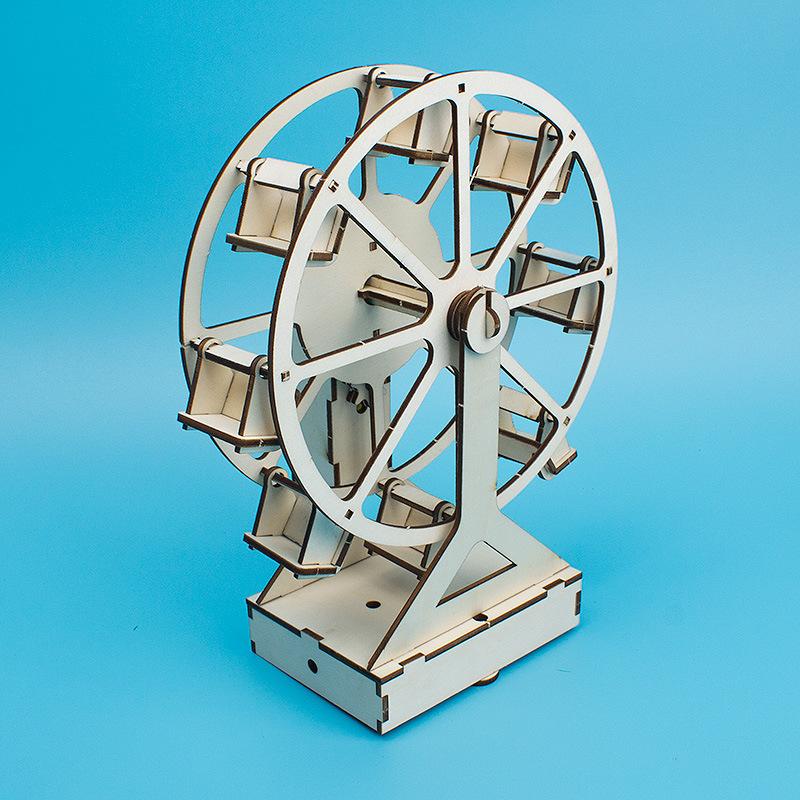 科普文教  M303  台灣發貨 繁體彩圖說明書 DIY電動摩天輪 創客 STEAM  科普  科學 教材-細節圖2