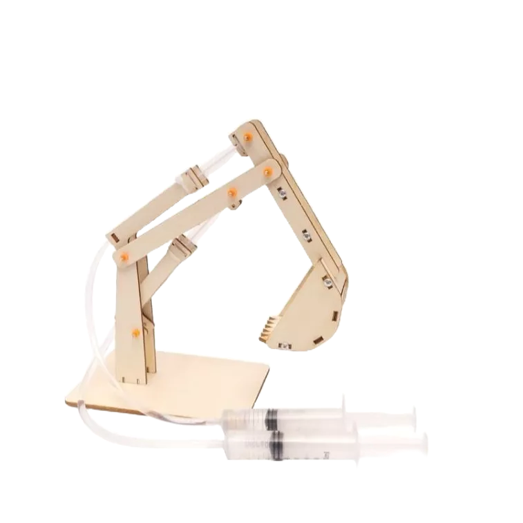 科普文教  M312  台灣發貨 繁體彩圖 液壓挖掘機挖土機 液壓橋 起重機 科普  STEAM 物理 實驗 科學-細節圖4