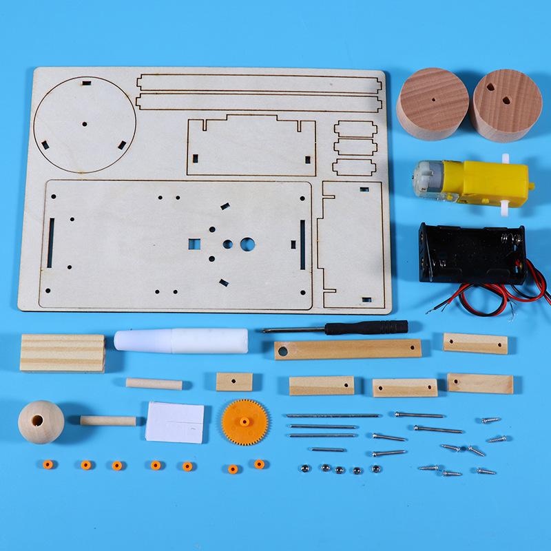 科普文教  M119  台灣發貨 推磨機器人  繁體彩圖說明 書 營隊 DIY 寒暑假營隊 科普  科學 教材-細節圖2