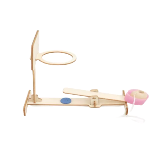 科普文教  M313  台灣發貨 繁體彩圖說明書 投石車 DIY投籃器  益智玩具科技 物理-細節圖4