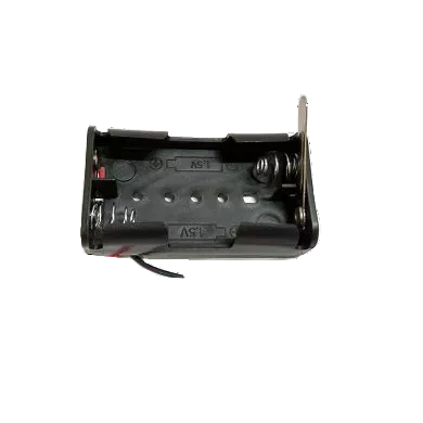 科普文教  台灣發貨 3號電池盒 閘刀 單節 雙節 三節 四節  3號電池盒+鱷魚夾 閘刀電池盒  電池-細節圖3