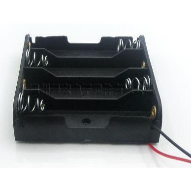 科普文教  台灣發貨 3號電池盒 閘刀 單節 雙節 三節 四節  3號電池盒+鱷魚夾 閘刀電池盒  電池-細節圖7