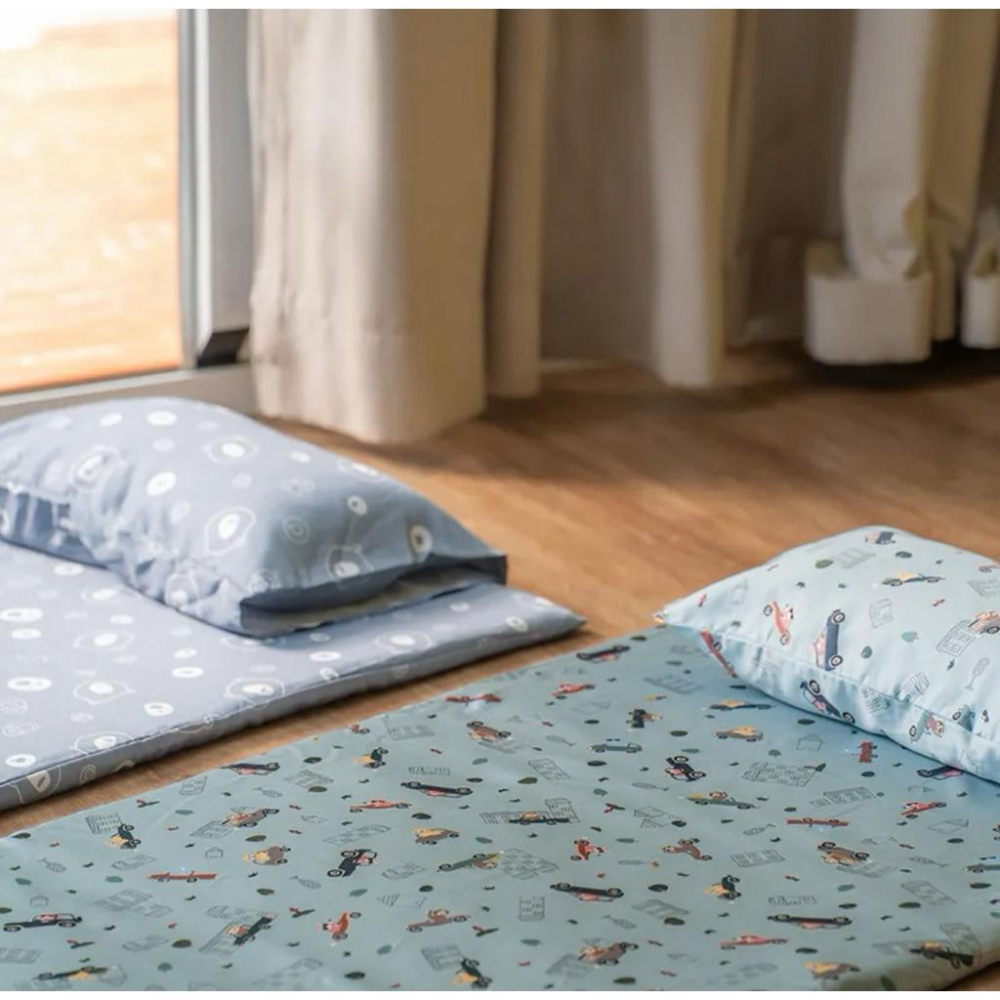 ❰免運❱ QSHION 天絲涼感幼童午睡墊 水洗床墊 台灣製造 透氣床墊 抗污抑菌防蟎-細節圖5