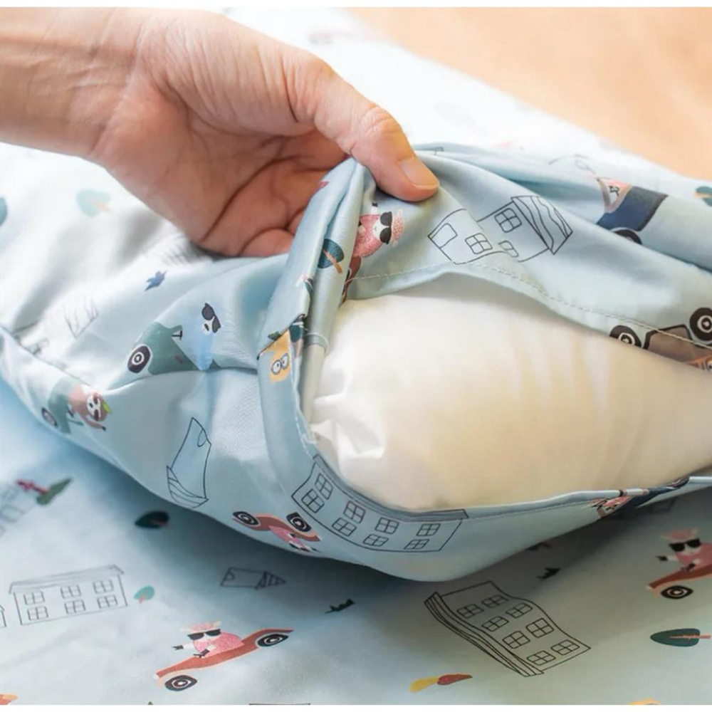 ❰免運❱ QSHION 天絲涼感幼童午睡墊 水洗床墊 台灣製造 透氣床墊 抗污抑菌防蟎-細節圖6