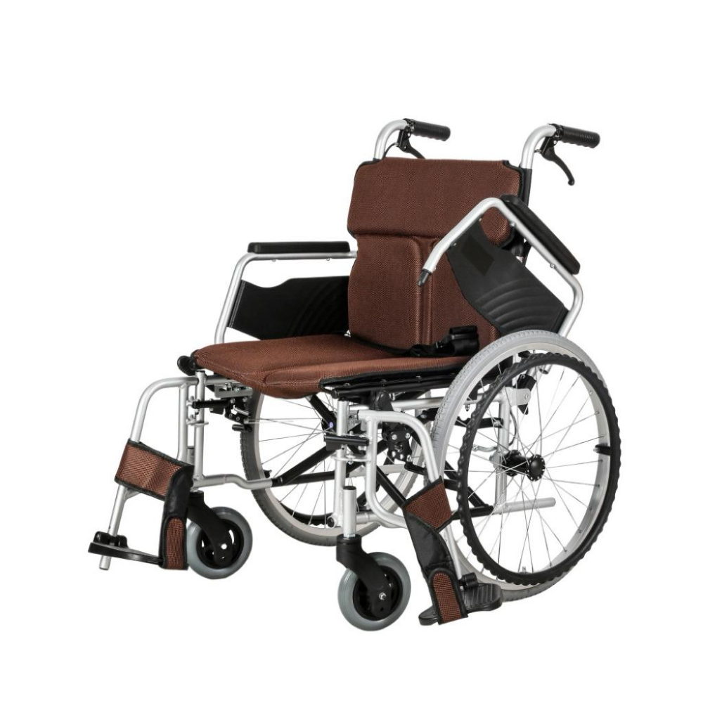 ❰免運❱ 杏華 日式掀手拆腳鋁輪椅 JR202F-2018 移位型輪椅 大輪 輕量化輪椅 銀髮輔具-細節圖3