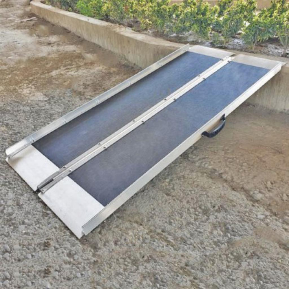 ❰免運❱ 斜坡板專家 左右折疊式玻璃纖維斜坡板 SGS認證 輕量質硬 台灣製造 工廠直營 斜坡板-細節圖4