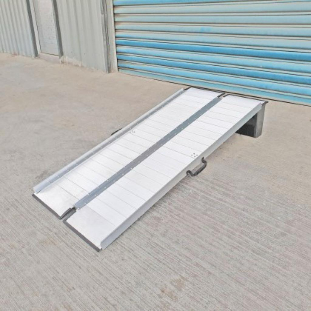 ❰免運❱ 斜坡板專家 鋁合金 左右折疊式斜坡板 SGS認證 輕量質硬 台灣製造 工廠直營 斜坡板-細節圖5