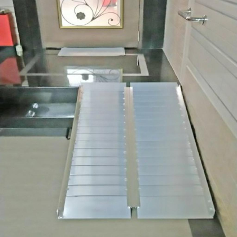 ❰免運❱ 斜坡板專家 鋁合金 左右折疊式斜坡板 SGS認證 輕量質硬 台灣製造 工廠直營 斜坡板-細節圖6