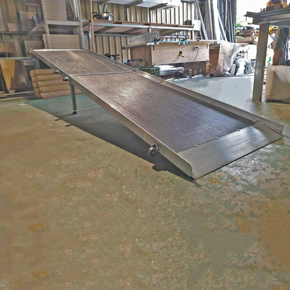 ❰免運❱ 斜坡板專家 鋁合金 前後折疊式斜坡板 SGS認證 輕量質硬 台灣製造 工廠直營 斜坡板-細節圖3