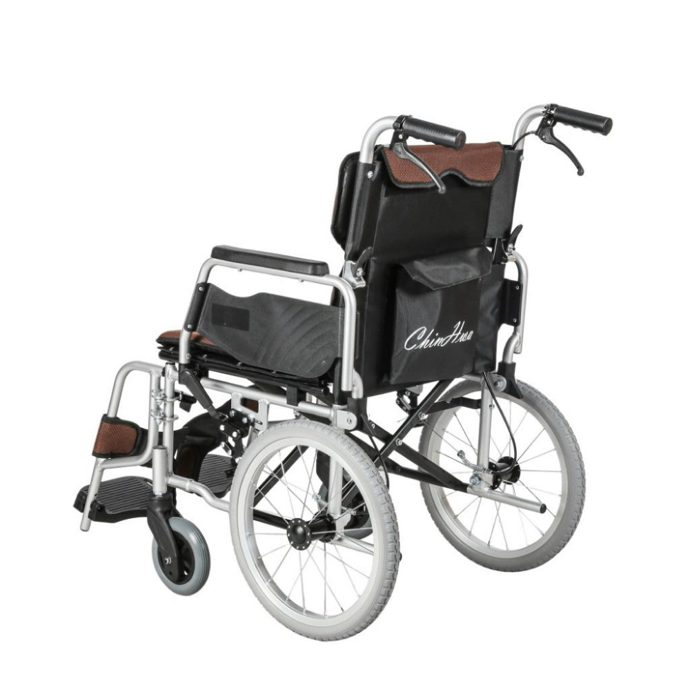 ❰免運❱ 杏華 日式掀手拆腳鋁輪椅 JR202F-1618 移位型輪椅 小輪 輕量化輪椅 銀髮輔具-細節圖4