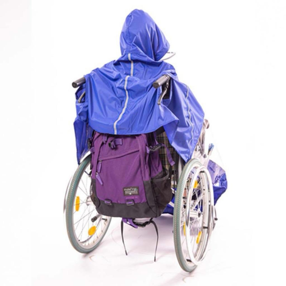 ❰免運❱ 加厚雨衣 輪椅雨衣 大人雨衣 輪椅專用 老人雨衣 成人雨衣 方便穿脫雨衣 輕便雨衣 長雨衣 輪椅配件 保暖毯-細節圖4