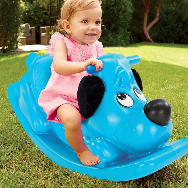 ❰免運❱ little tikes 飛狗搖椅-藍 兒童學習玩具 手眼協調 情緒緩和 玩具車 搖搖椅 室內遊戲 戶外活動-細節圖3