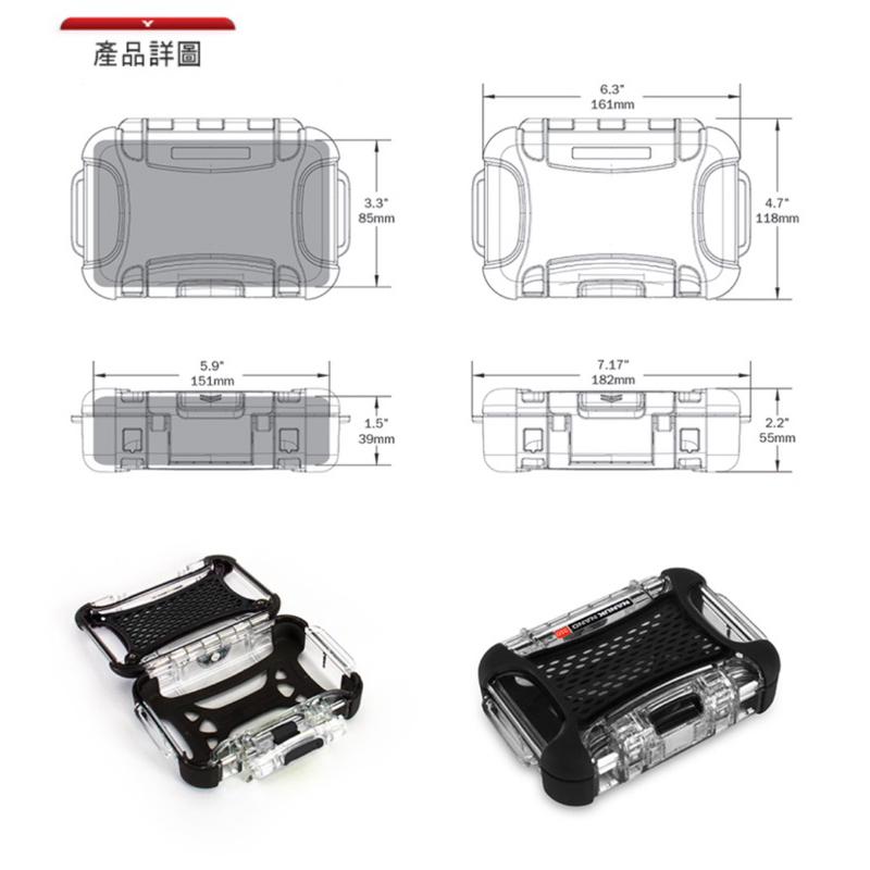 ❰免運❱ NANUK 320保護箱 加拿大原裝進口 北極熊保護箱 防水耐衝擊 收納盒 隨身包 小包 浮潛登山露營戶外-細節圖4