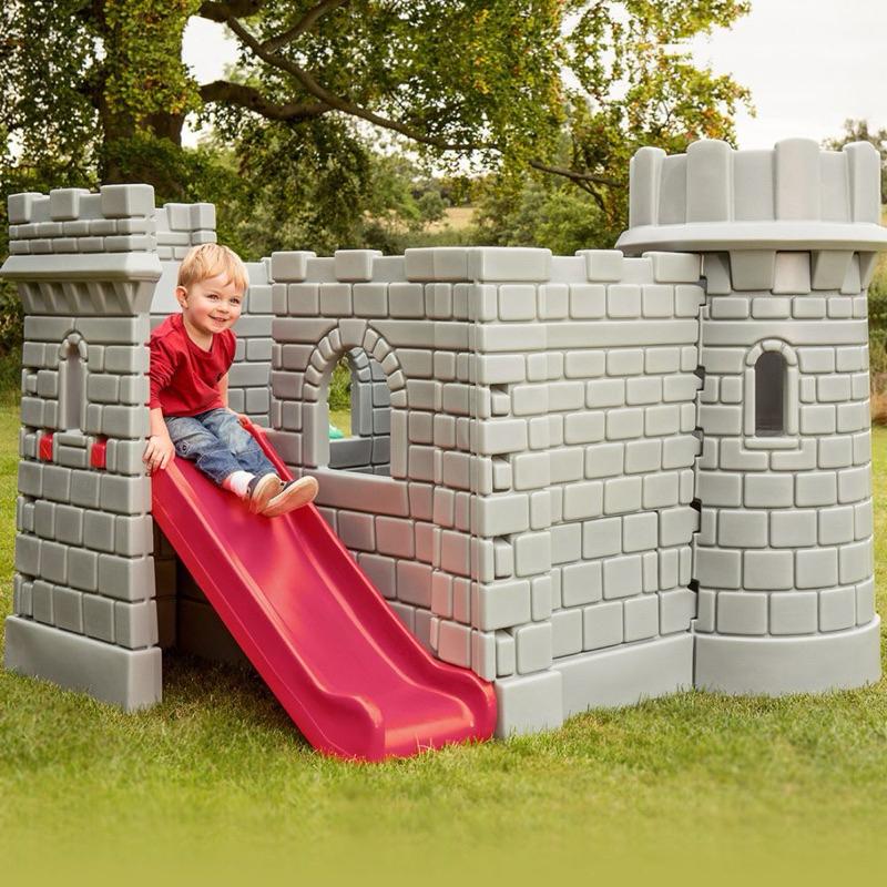 ❰免運❱ little tikes 城堡溜滑梯 秘密基地 遊戲區 兒童學習玩具 溜滑梯 平衡訓練 室外遊戲 滑梯-細節圖2