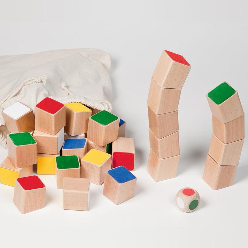 ❰免運❱ Dusyma 傾斜堆高樂 積木桌遊 手眼協調 視覺追視 認知學習 益智玩具 兒童學習玩具 邏輯推理 室內玩具-細節圖3