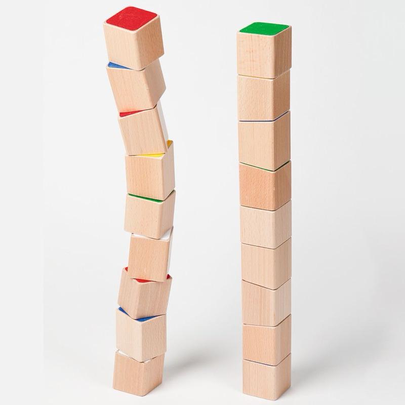 ❰免運❱ Dusyma 傾斜堆高樂 積木桌遊 手眼協調 視覺追視 認知學習 益智玩具 兒童學習玩具 邏輯推理 室內玩具-細節圖4