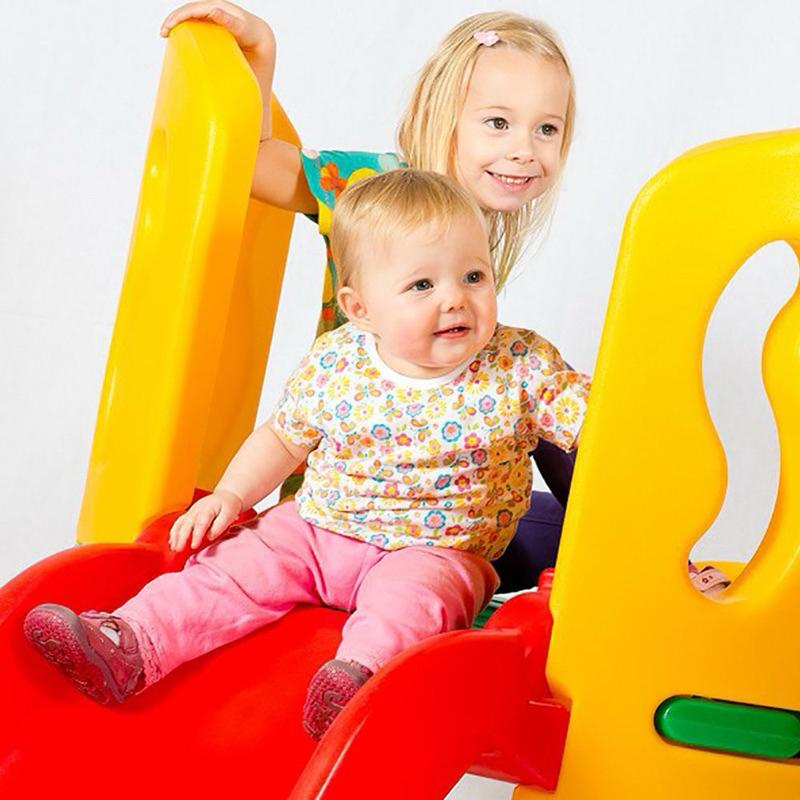 ❰免運❱ little tikes 快樂滑梯 遊戲區 兒童學習玩具 溜滑梯 平衡訓練 室外遊戲 滑梯-細節圖3