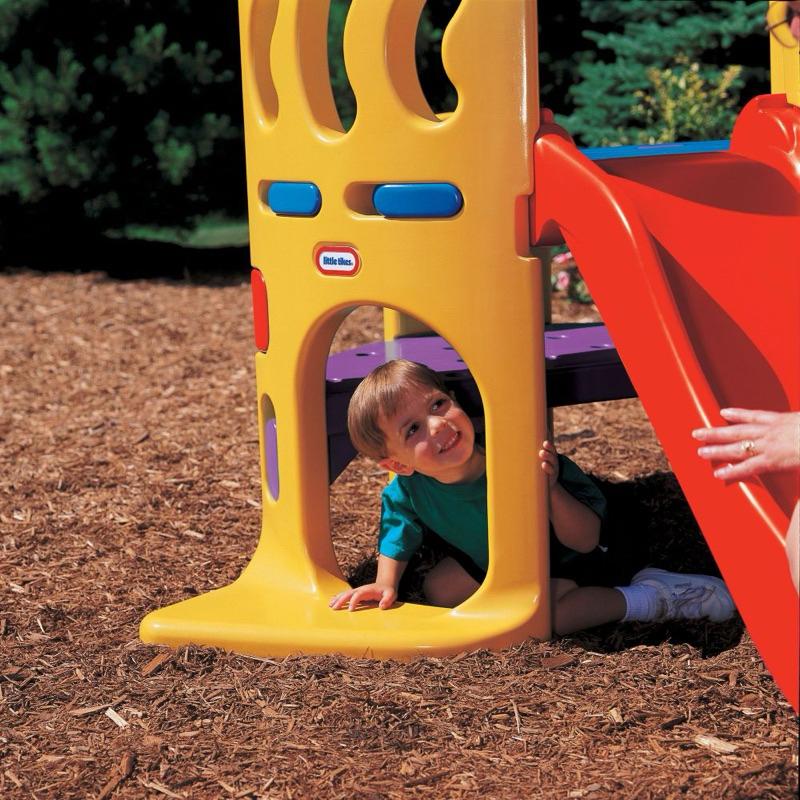 ❰免運❱ little tikes 快樂滑梯 遊戲區 兒童學習玩具 溜滑梯 平衡訓練 室外遊戲 滑梯-細節圖7