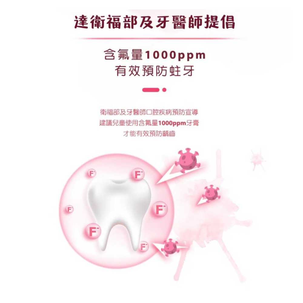 ❰免運❱ 日本 Shallop  刷樂 兒童含氟牙膏-草莓口味 90g 牙膏 SAD-S090-1 口腔護理 預防蛀牙-細節圖8