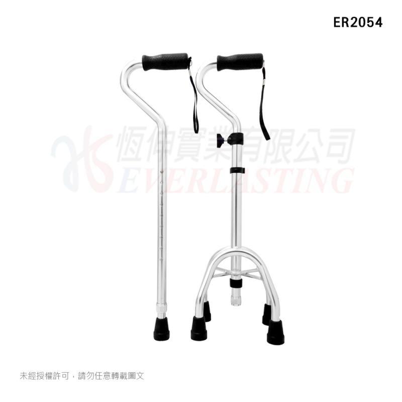 ❰免運❱ 恆伸 ER2054 鋁合金日式子母拐杖 問號型小爪 四腳拐杖 拐杖 柺杖 鋁合金柺杖 輕量化拐杖 手杖 輔具-細節圖2