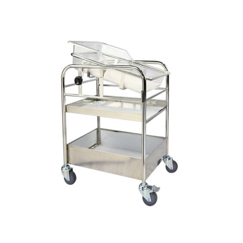 ❰免運❱ YAHO 耀宏 不鏽鋼床（可傾斜） 推車 YH023 醫院診所 居家推車 台灣製造 照顧床 月子中心-細節圖2