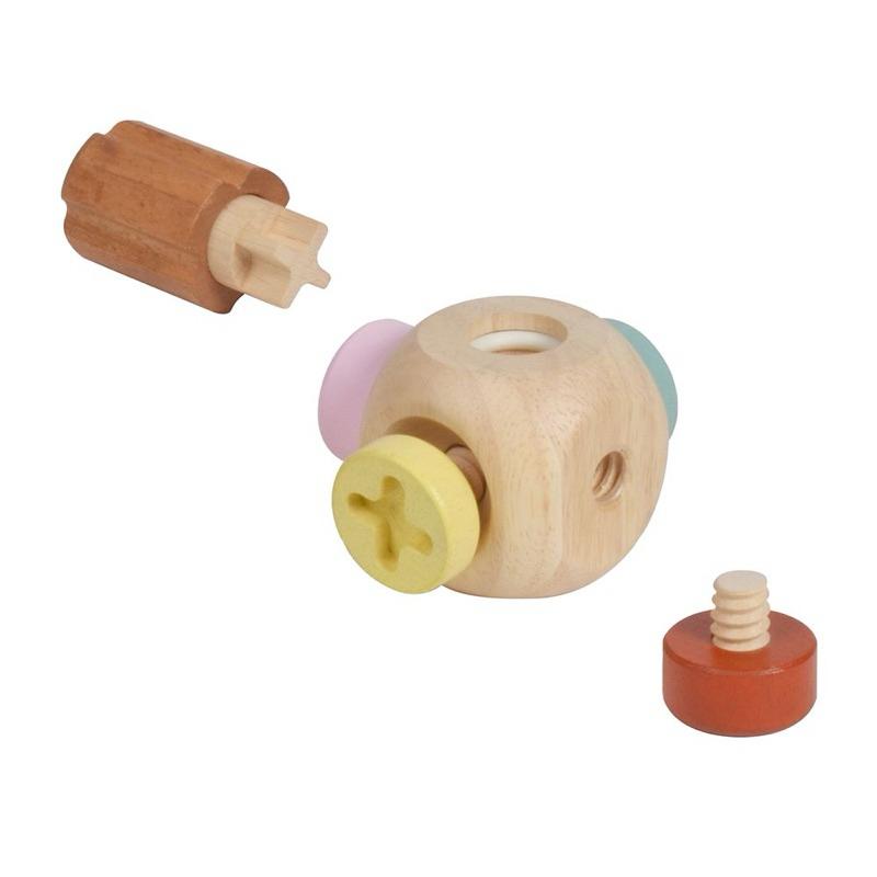 ❰現貨❱ BLUE RiBBON 螺絲開鎖方塊 手眼協調 視覺追視 認知學習 益智玩具 學習玩具 邏輯推理 觸覺舒緩-細節圖3