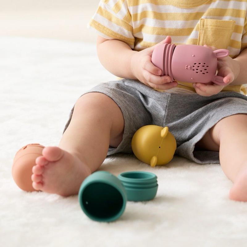 ❰現貨❱ 童心園 乖乖洗澡動物組 視覺追視 認知學習 益智玩具 兒童學習玩具 邏輯推理 觸覺舒緩 兒童玩具-細節圖3