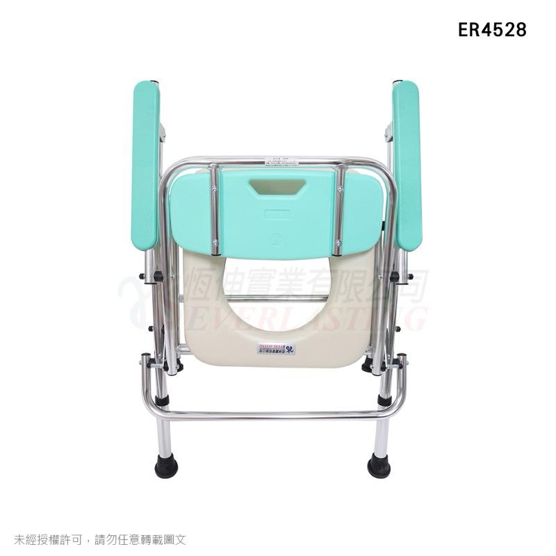❰免運❱ 恆伸 ER4528 便利座-鋁合金無輪收合便椅-三合一款 便盆椅 有輪便盆椅 固定式 便器椅 銀髮輔具 洗澡椅-細節圖4