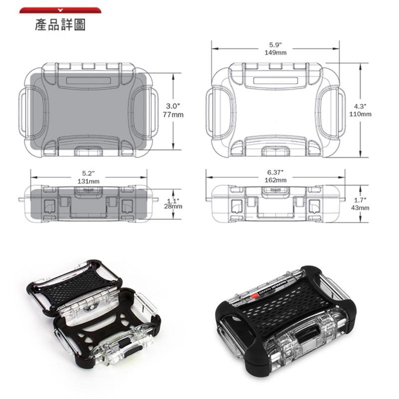 ❰免運❱ NANUK 310保護箱 加拿大原裝進口 北極熊保護箱 防水耐衝擊 收納盒 隨身包 小包 浮潛 登山露營 戶外-細節圖4
