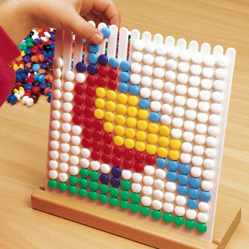 ❰免運❱ Dusyma 創意編珠-大 視覺追視 認知學習 益智玩具 兒童學習玩具 邏輯推理 室內玩具 觸覺舒緩-細節圖2